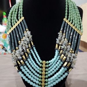 Lia Sophia "Goddes" 8 Strand Beaded Neckla…